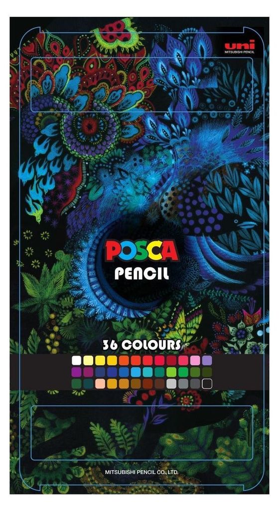 Ölpastellkreiden Posca KPE-200 36C – Set, Farbmix Produktbild 
