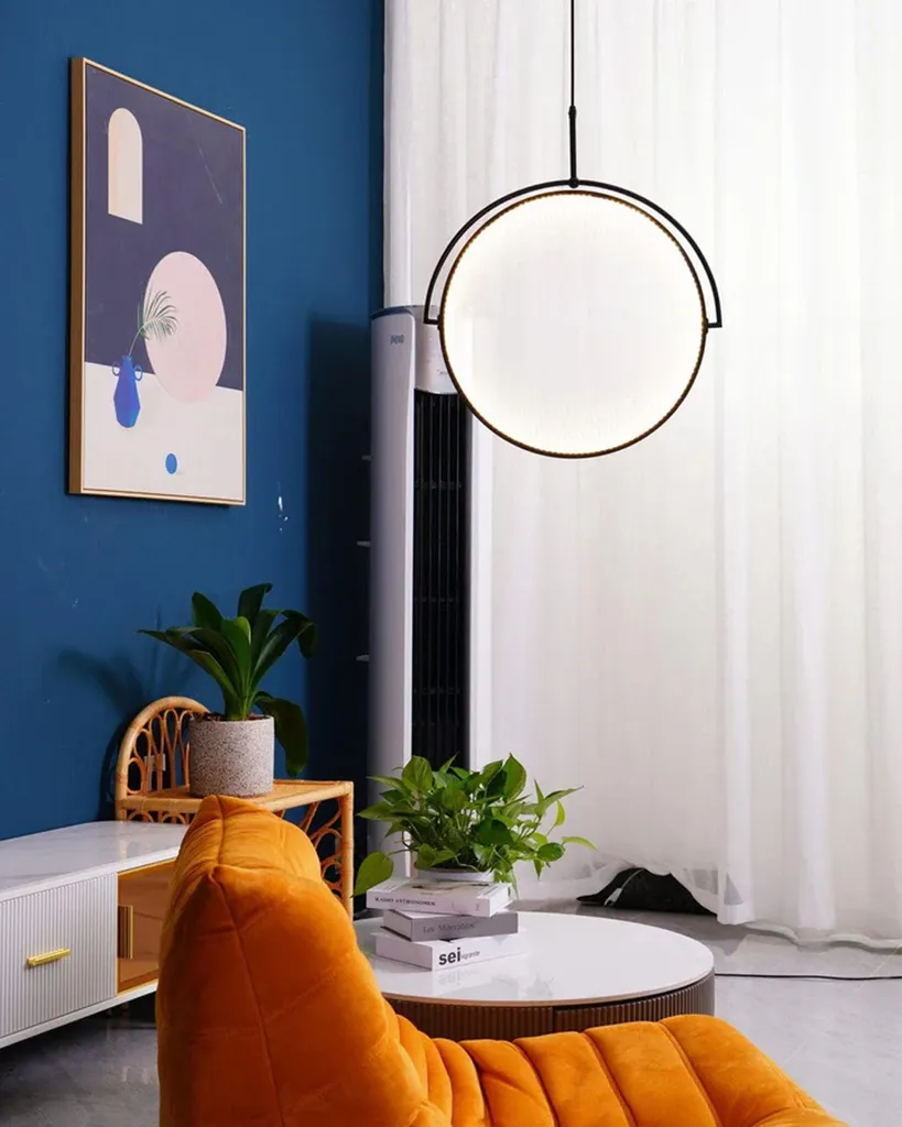 Suspension LED pour Table à Manger Toolight APP1426-C 35cm Noire Chic - 5