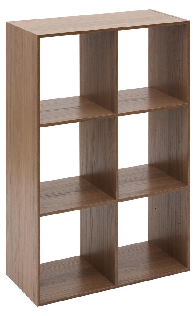 Modularregal mit 6 Fächern, 67,5 x 32 x 100,5 cm Produktbild 
