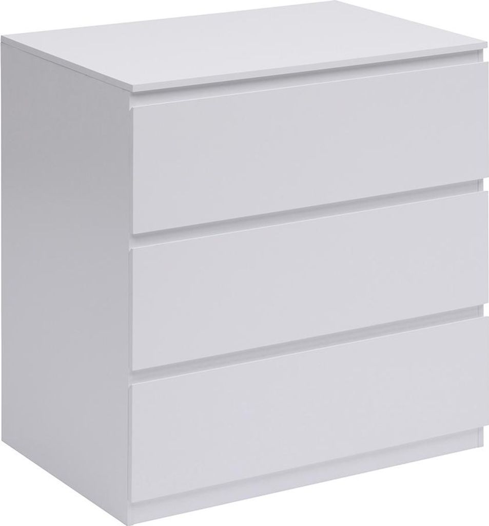 Eazy Living Commode 3 tiroirs Faustine Blanc Image du produit 