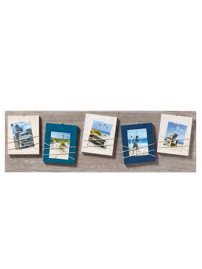 Cadre de galerie La Casa bleu pour 5 photos 8x11 cm - Design élégant