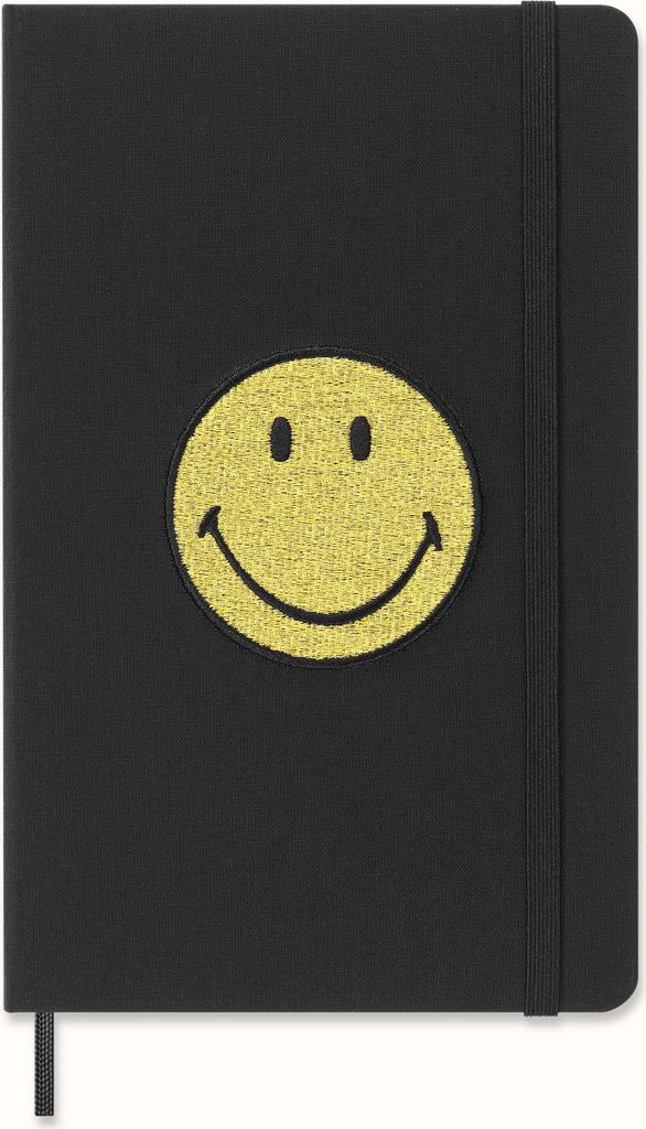 Moleskine Notizbuch - Smiley, Large/A5, Fester Einband, Liniert, Smiley Logo