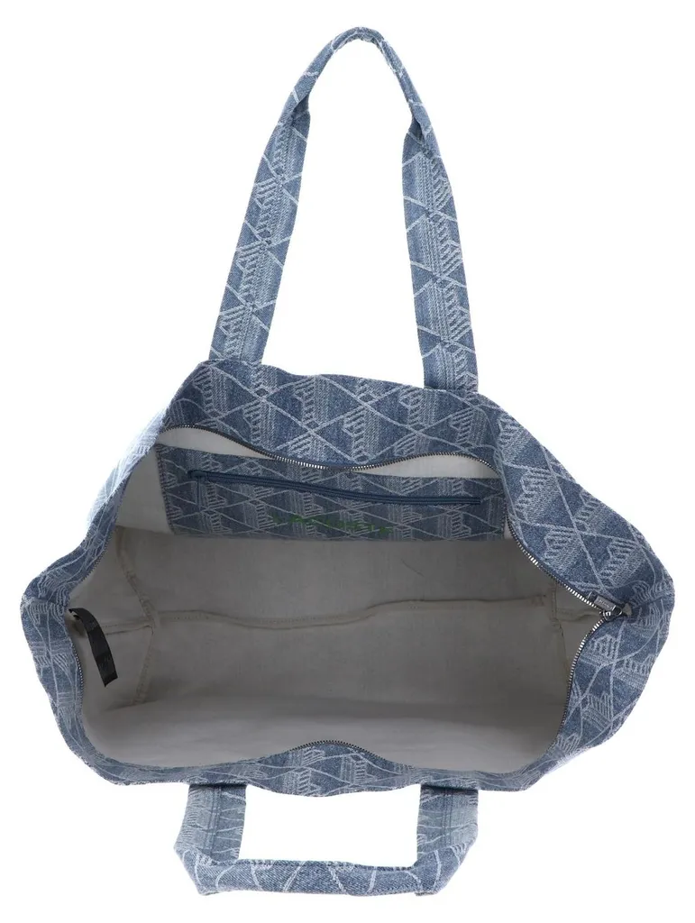 Grand Sac Shopping Lacoste Neocroc Bleu Tradewinds Fourre-tout Femme