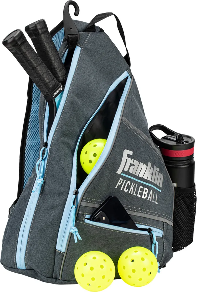 Sac de Sport Franklin Pickleball Sling pour Terrain - RD3754 Gris/Bleu