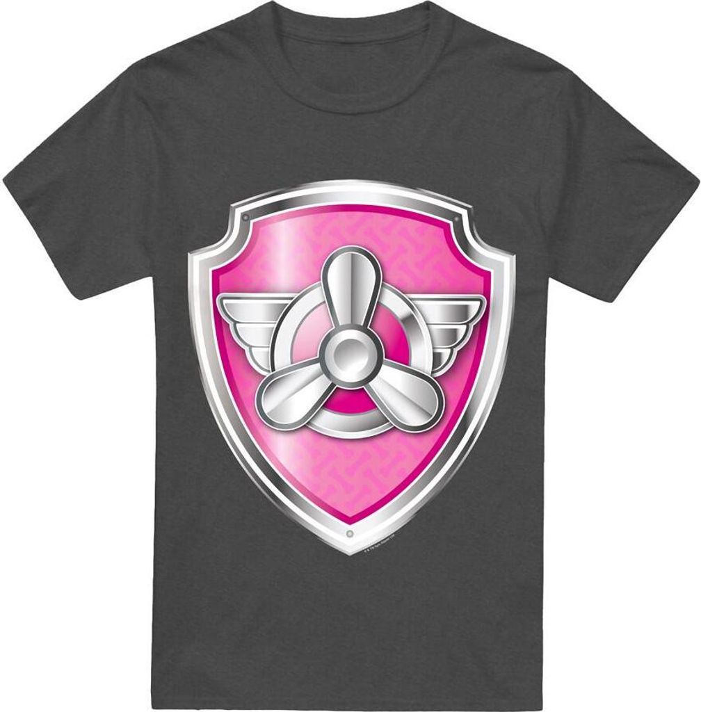 Paw Patrol - T-Shirt für Herren/Damen Uni TV18399 (3XL) (Holzkohle)