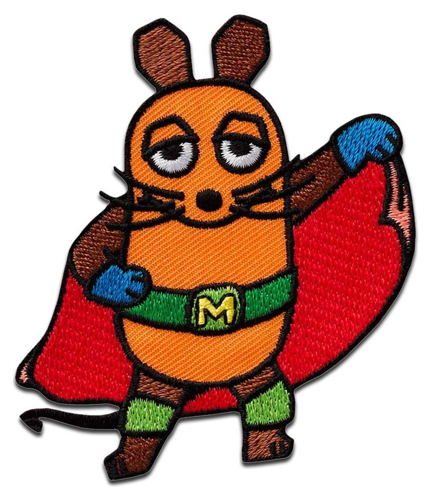 Mono-Quick The Mouse Superhero - nášivka, nažehlovací Obrázek produktu 