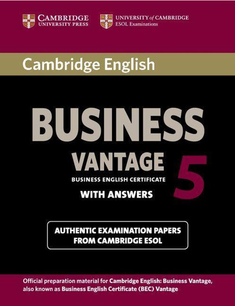 Cambridge English Business 5 Vantage Student's Book mit Antworten
