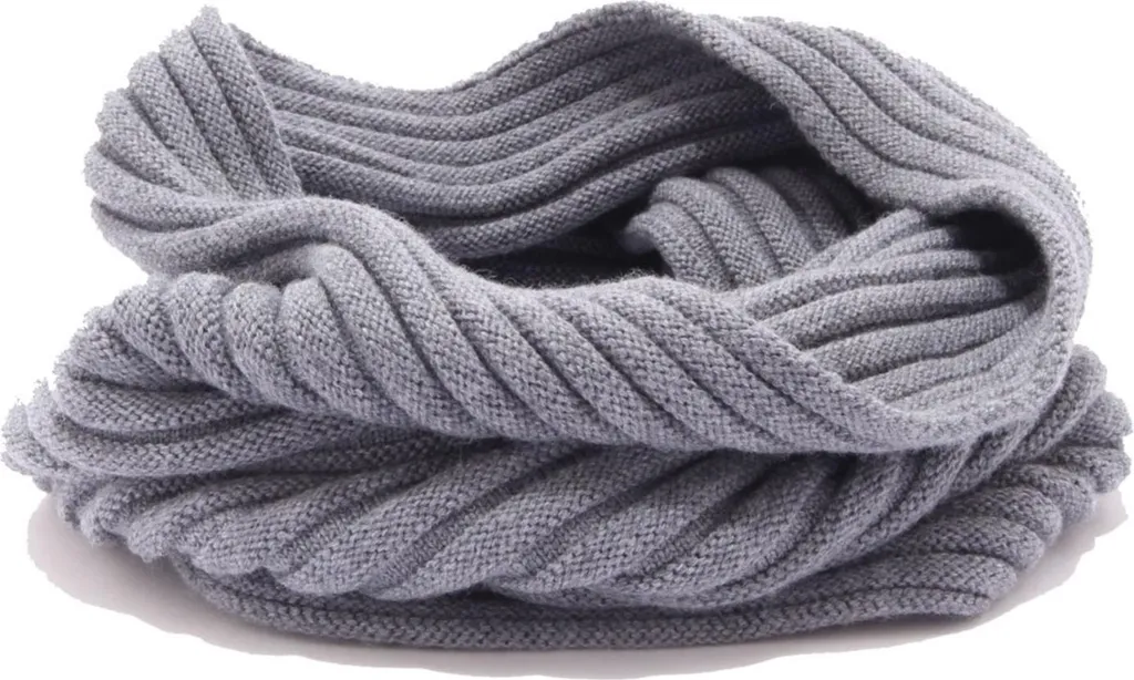 Alpha Studio 0756AL Scaldacollo in Lana Grigio - Eleganza Maschile Invernale