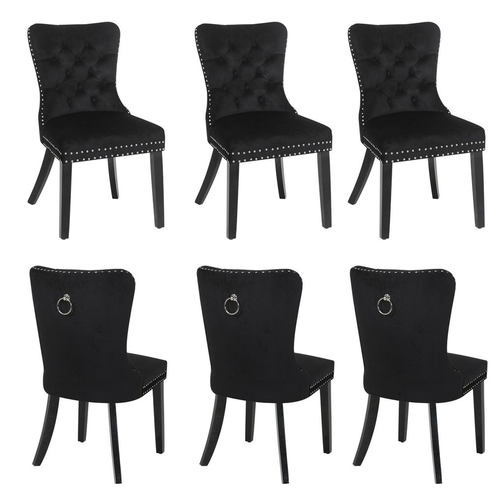 Puluomis Chaise de salle à manger set de 6 chaises en Image du produit 