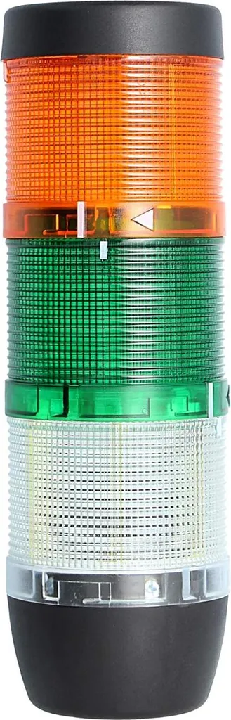 Colonne lumineuse STEX24 blanche-verte-jaune 24V LED SS70-OB3/24 120