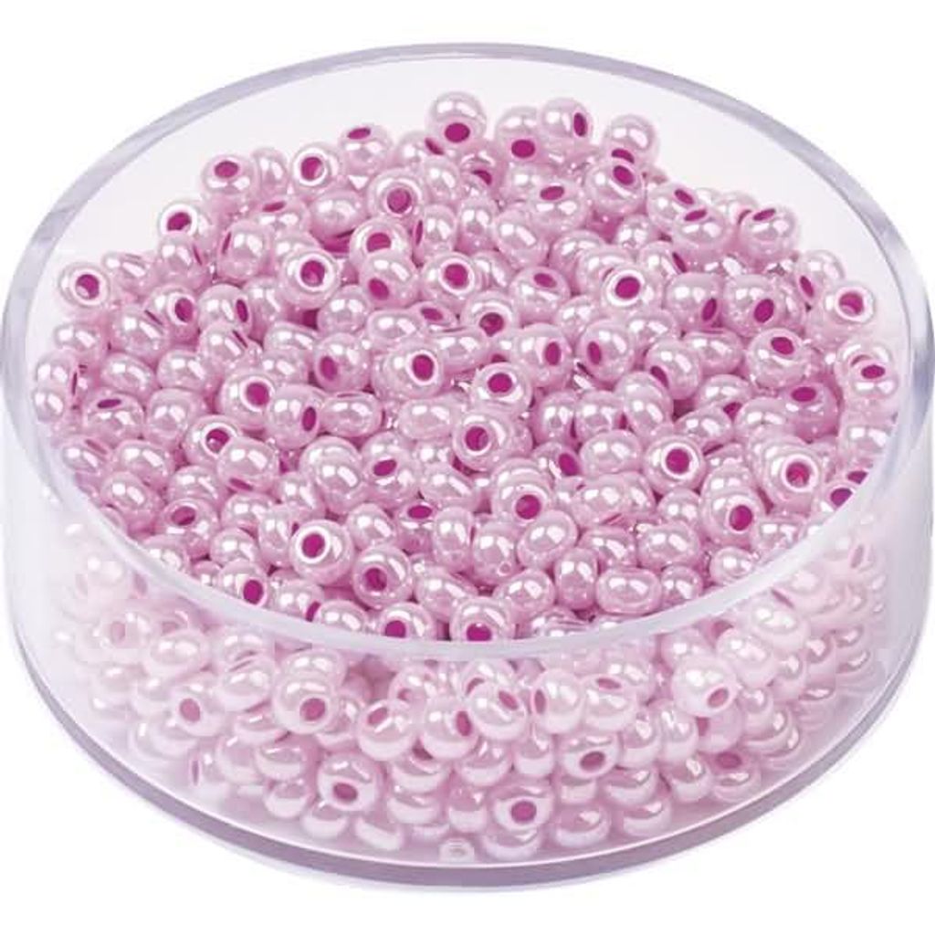 KNORR PRANDELL 213105300 Böhmische Rocailles Ø 25 mm Glas flieder