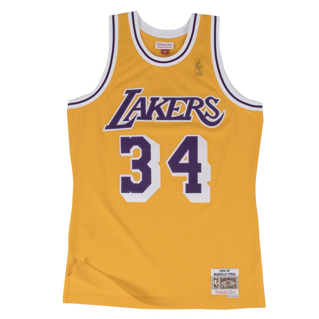 Mitchell & Ness HWC Swingman Jersey Los Angeles Lakers Home 1996-97 Shaquille O'Neal yellow M