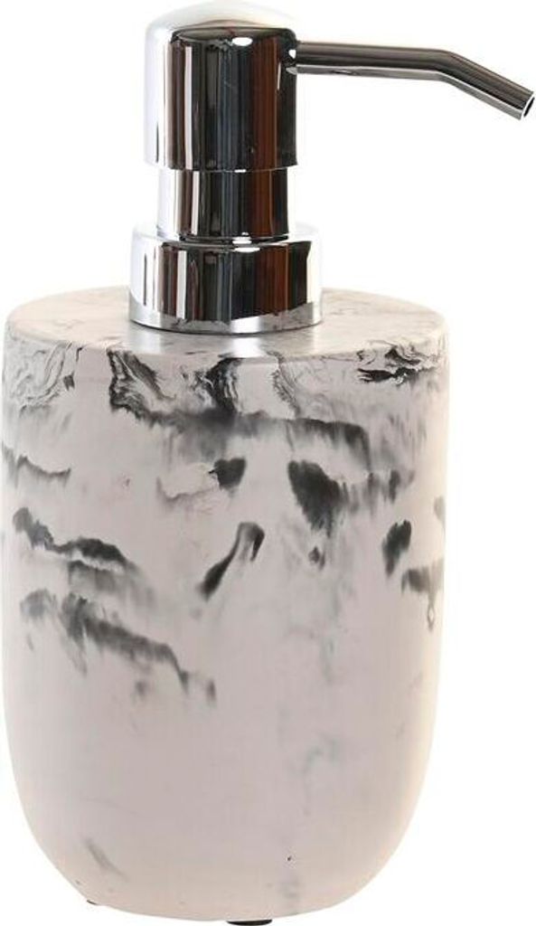 Jabón-Spender DKD Home Decor Schwarz Cemento Blanco