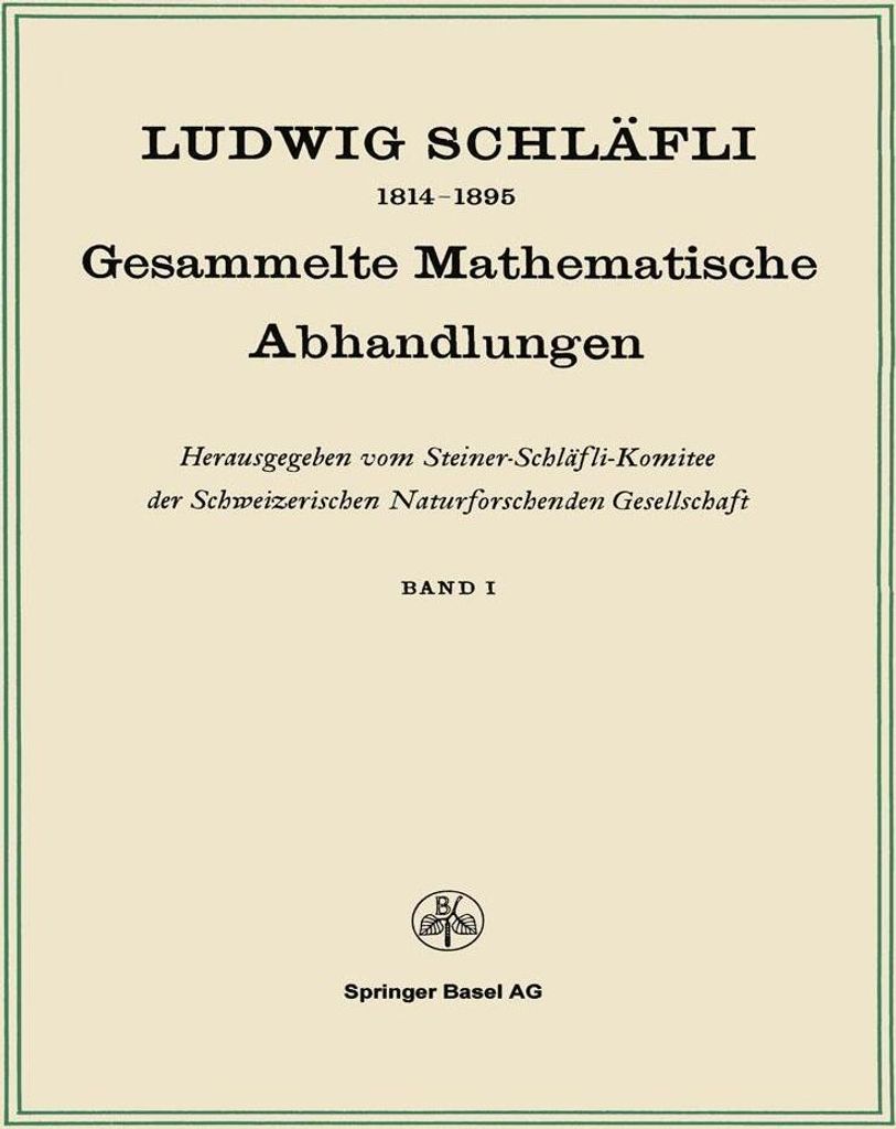 Gesammelte Mathematische Abhandlungen
