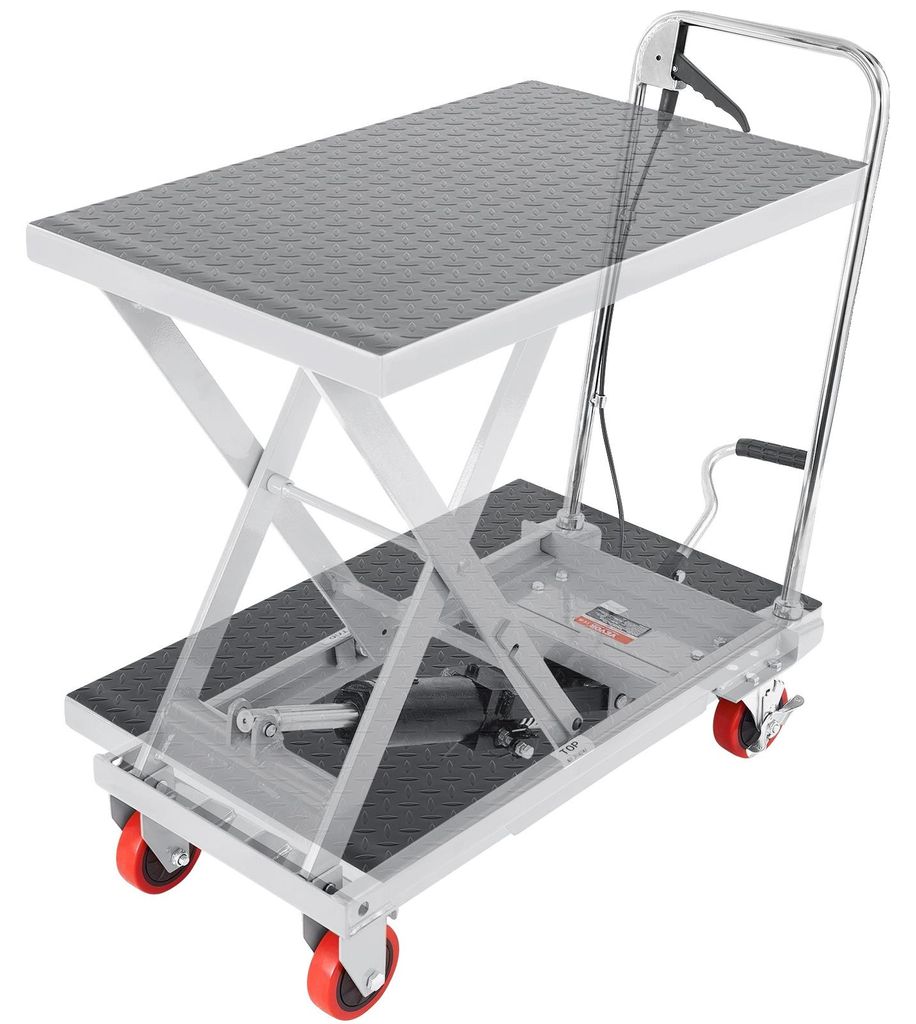 VEVOR tavolo elevatore a forbice idraulico 230 kg portata Immagine del prodotto 