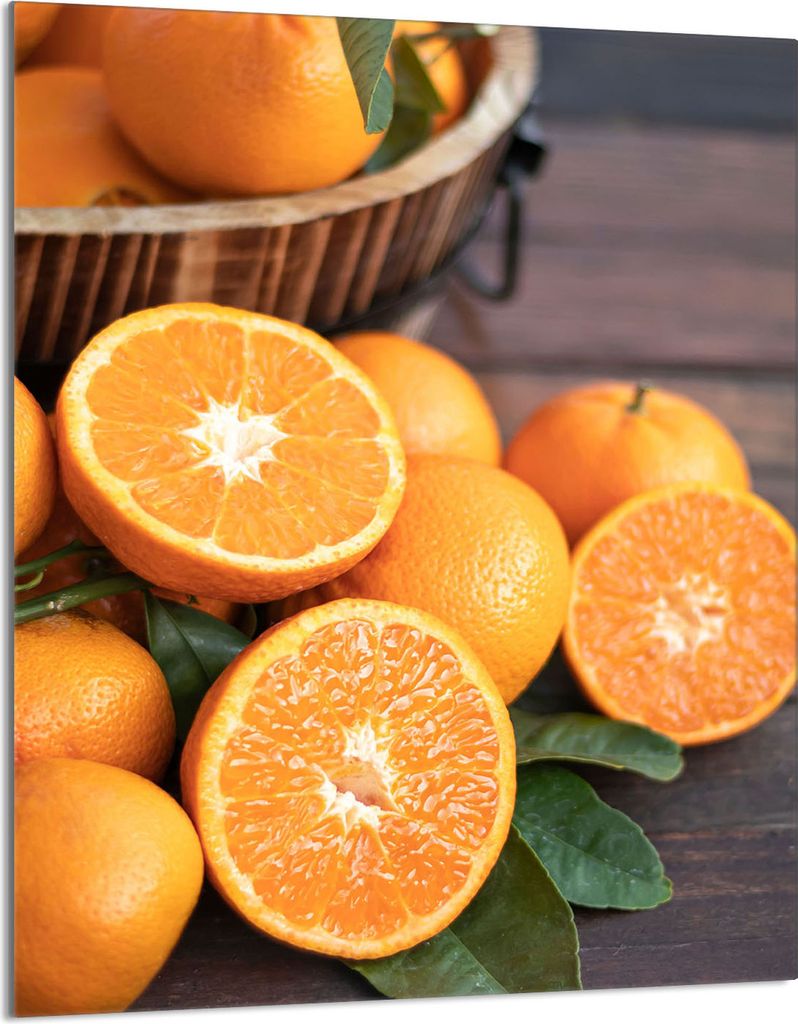 Herdabdeckplatte 40x52 Glaskeramikkochfeld Abdeckung Spritzschutz Glasplatte Deko Schneidebrett, Orange Holz