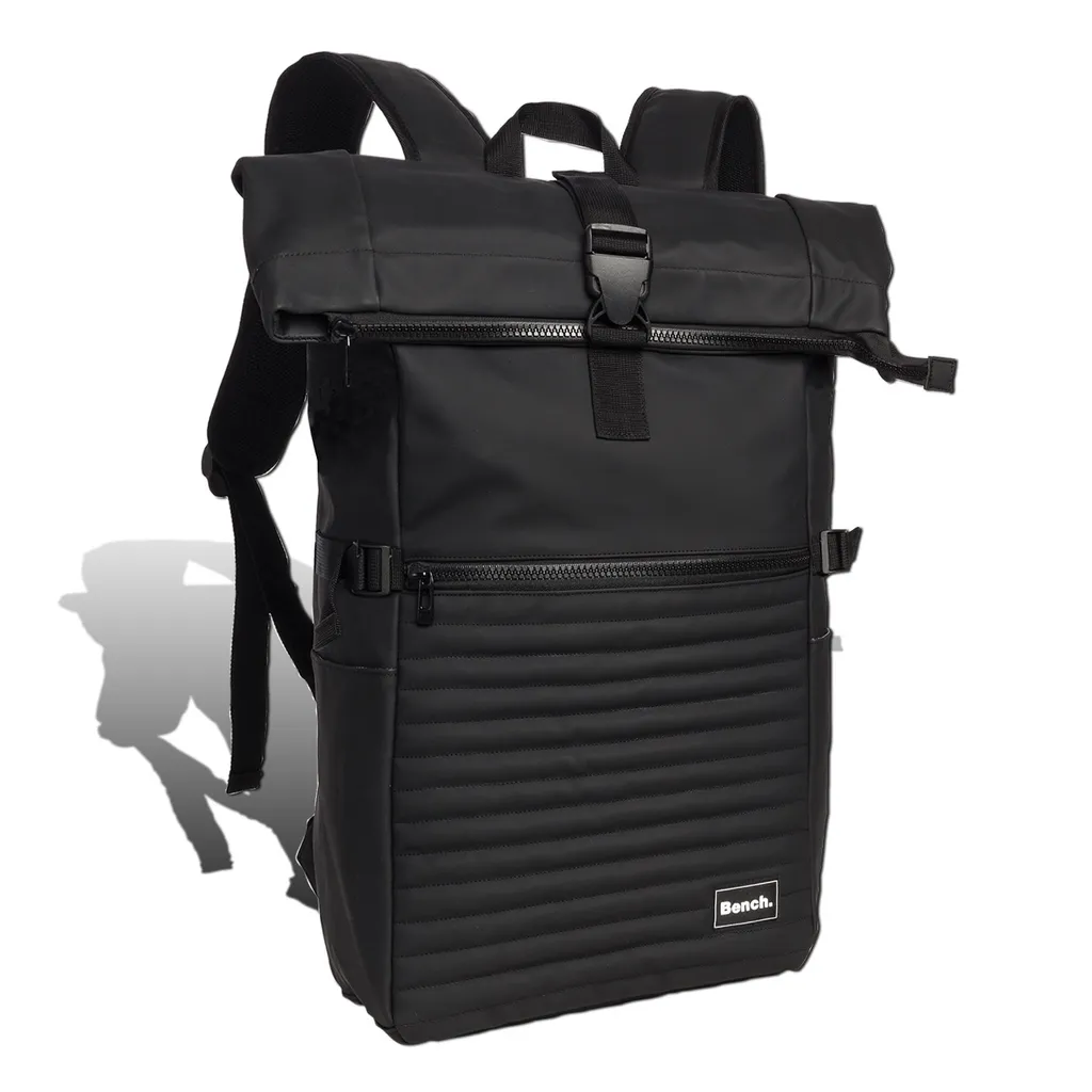 Sac à dos de travail Bench noir pour trajets quotidiens et bureau urbain