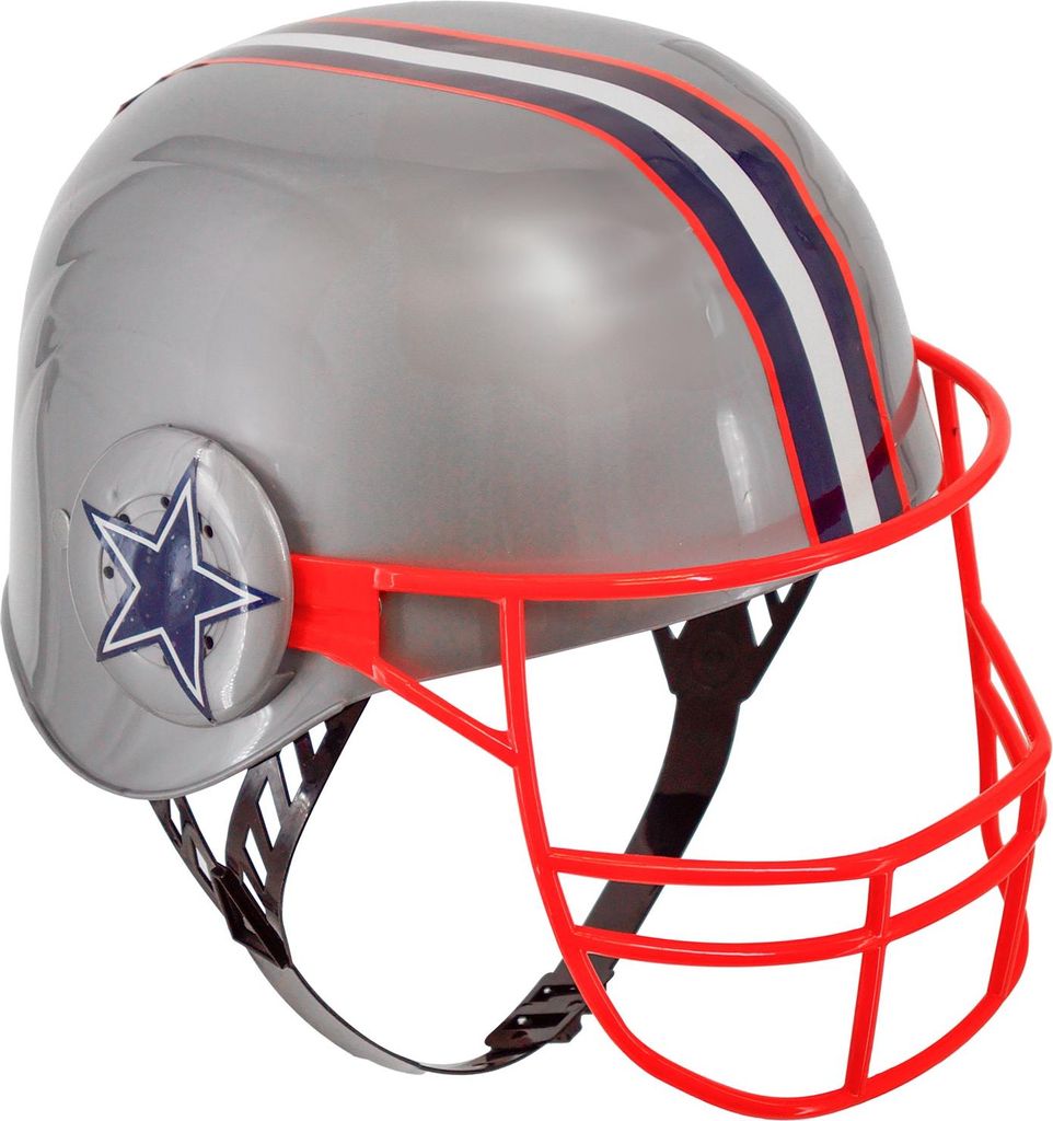 American Football Kinderhelm – Silber-Rot - Kindergröße Produktbild 