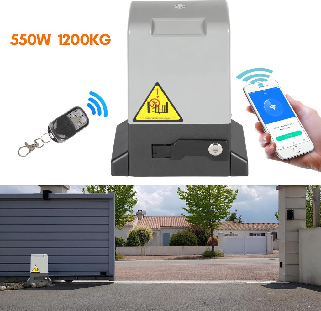 Jopassy Schiebetorantrieb Toröffner 550W Motor Set bis Produktbild 
