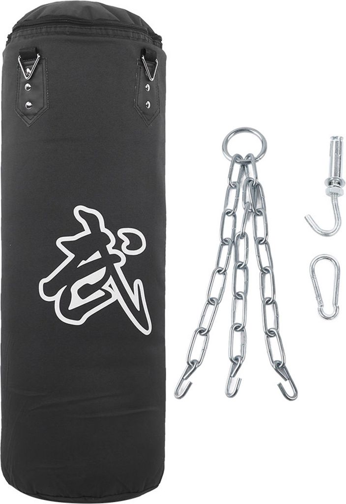 Professioneller Boxssandsack Hanging Typ verdicken Trainingsstochbeutel für Fitness Roomblack Hollow 80 cm