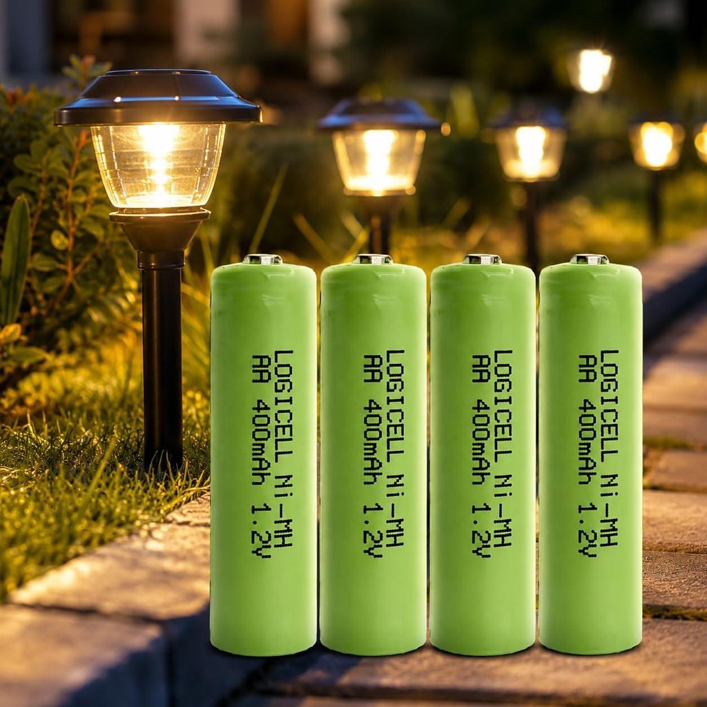 4 stück LogiCell NI-MH-Akku Mignon AA 400mAh, 1,2V für Produktbild 