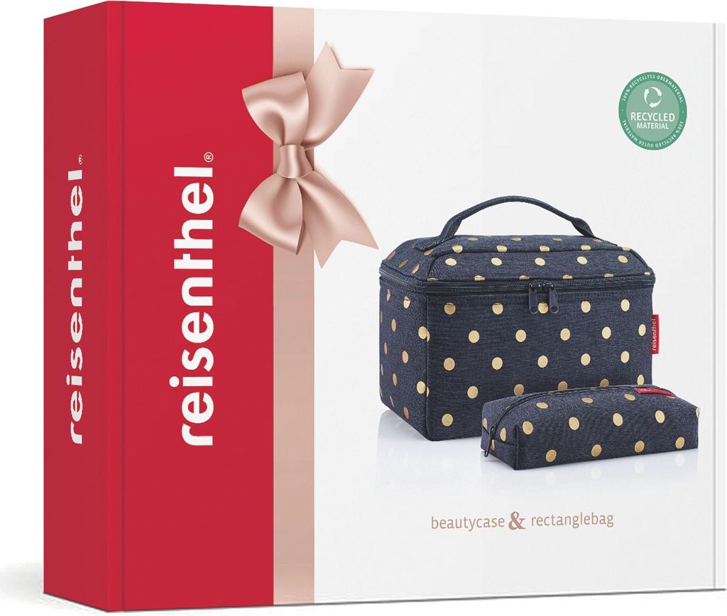 reisenthel beautycase metallic dots blue Set2 Produktbild 