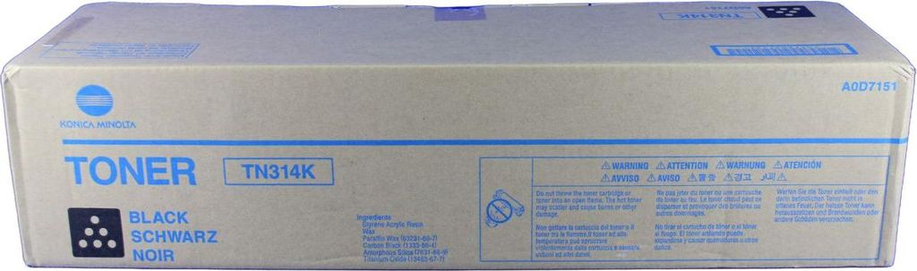 Konica Minolta TN314K Toner Black A0D7151 -A