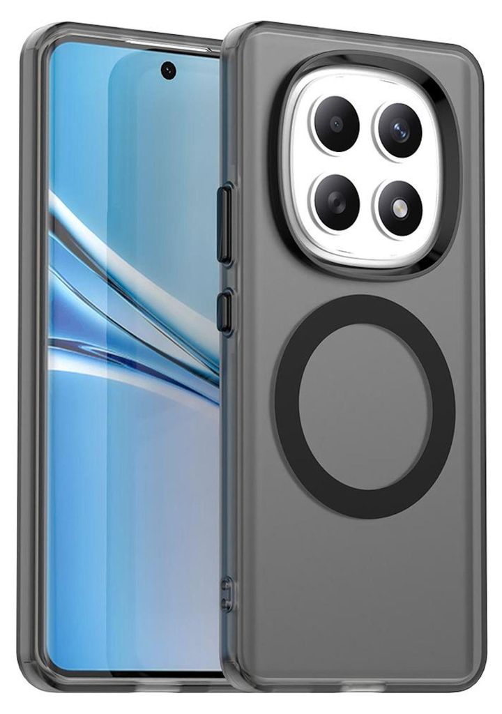 Für Xiaomi Redmi Note 15 5G / 4G Candy Design Magsafe Hybrid TPU Hülle Schwarz