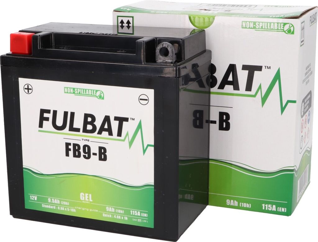 FULBAT FB9-B 12N9-BS GEL 12V 9Ah Batterie für PIAGGIO TPH SKR Sfera Hexagon 50
