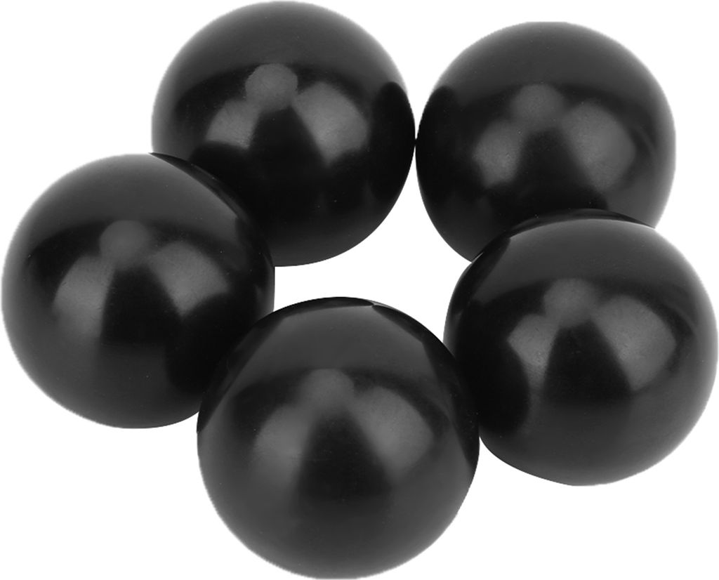 5Stk. schwarzer runder Kugelkopf Kunststoff Hebelknopf M10*35 Werkzeugmaschine Ersatz