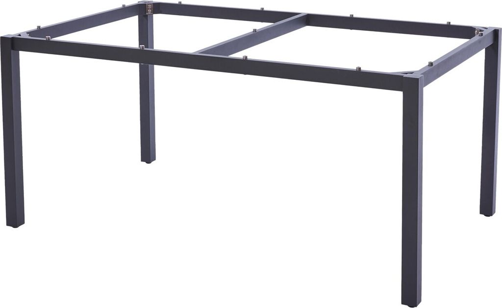 Diamond Garden Tischgestell SAN MARINO 158 x 98 cm, Edelstahl Dunkelgrau