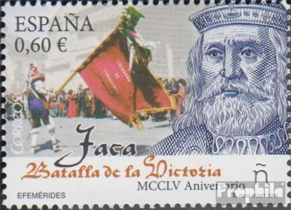 Briefmarken Spanien 2017 Mi 5161 (kompl.Ausg.) postfrisch Schlacht bei Jaca