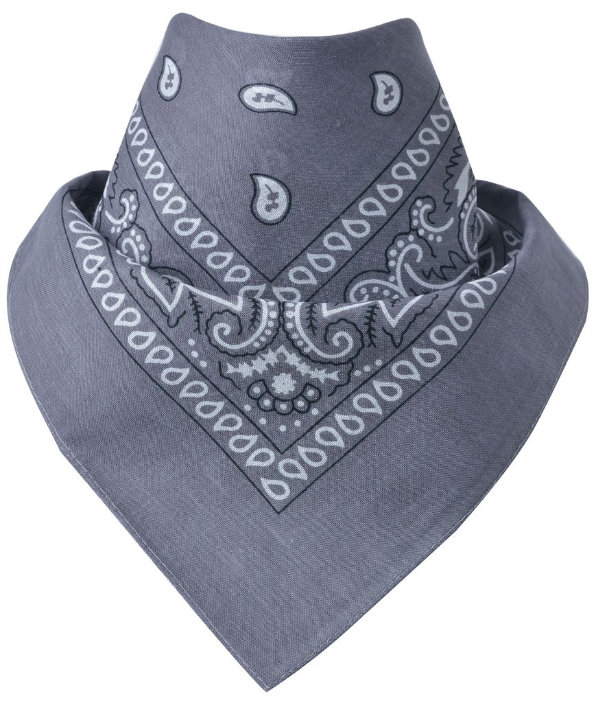 Bandana Paisley Grau Produktbild 