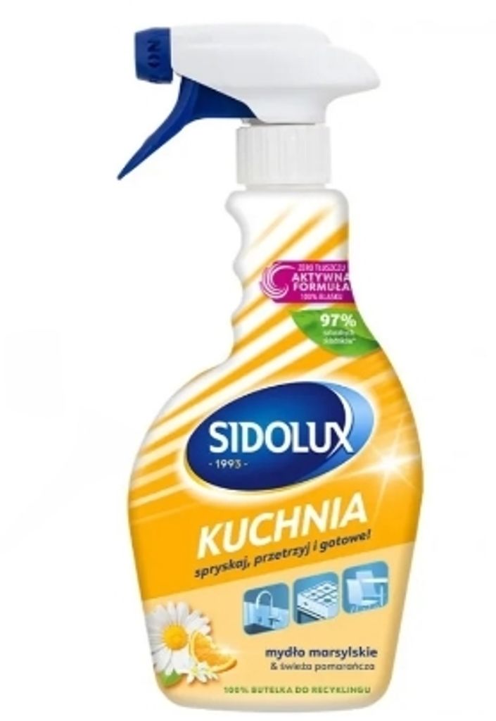 Sidolux Spray Kuchnia Mydło Marsylskie i Pomarańcza 500 ml Produktbild 