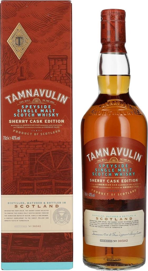 Tamnavulin SHERRY CASK Speyside Single Malt Scotch Whisky Image du produit 