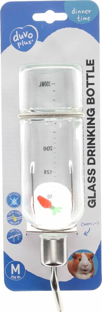 Duvo+ Trinkflasche aus Glas für Kleintiere, Größe: M Produktbild 