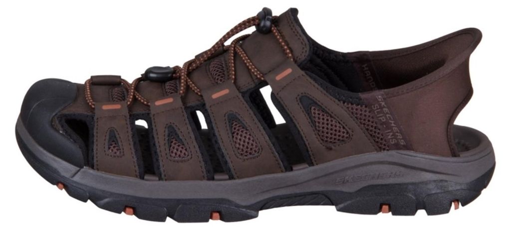 Skechers Slip-Ins: Relaxed Fit  Sandalen - Donkerbruin - Image du produit 
