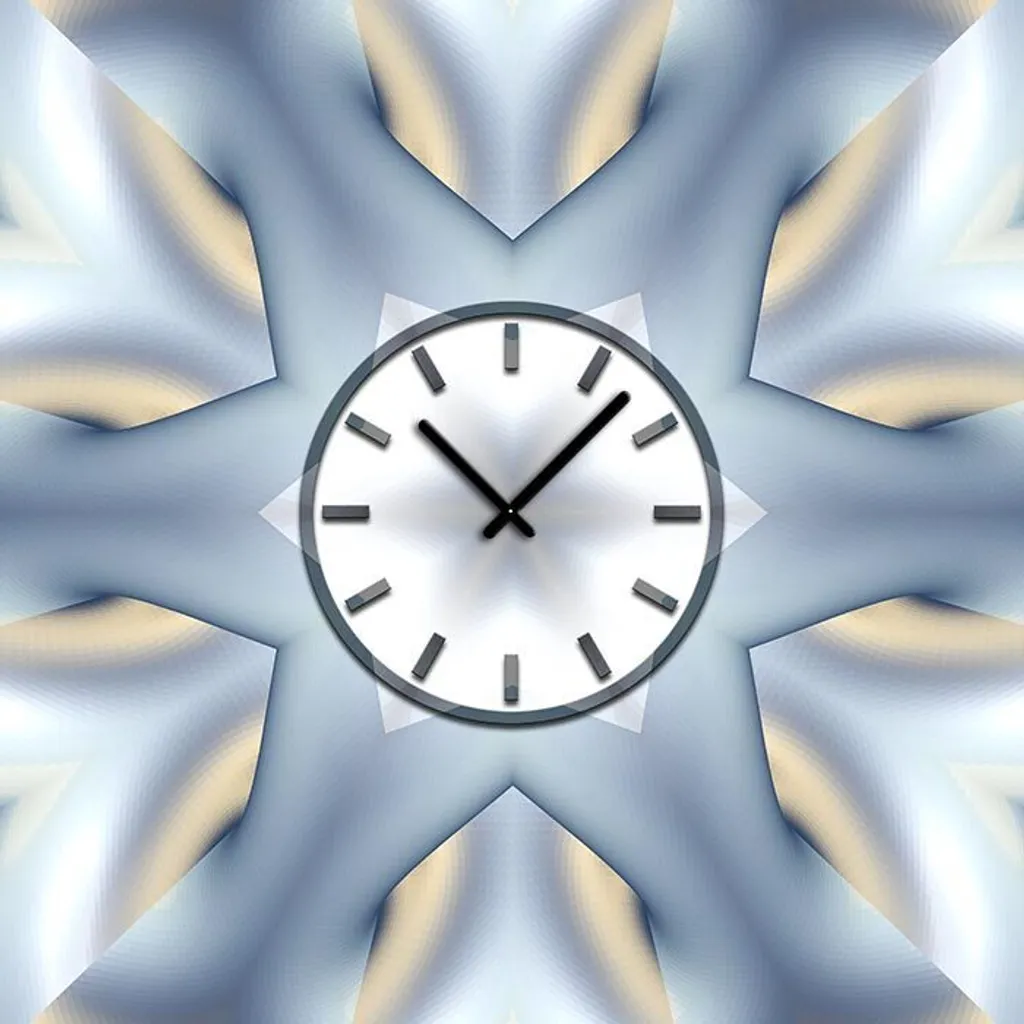 Horloge domestique moderne 30cm Dixtime 4070 - Design minimaliste chic