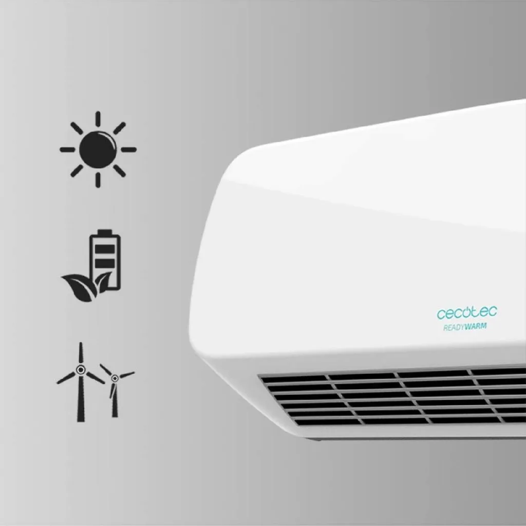 Radiateur Céramique Programmable 2000W IPX2 avec Télécommande et LED - 6