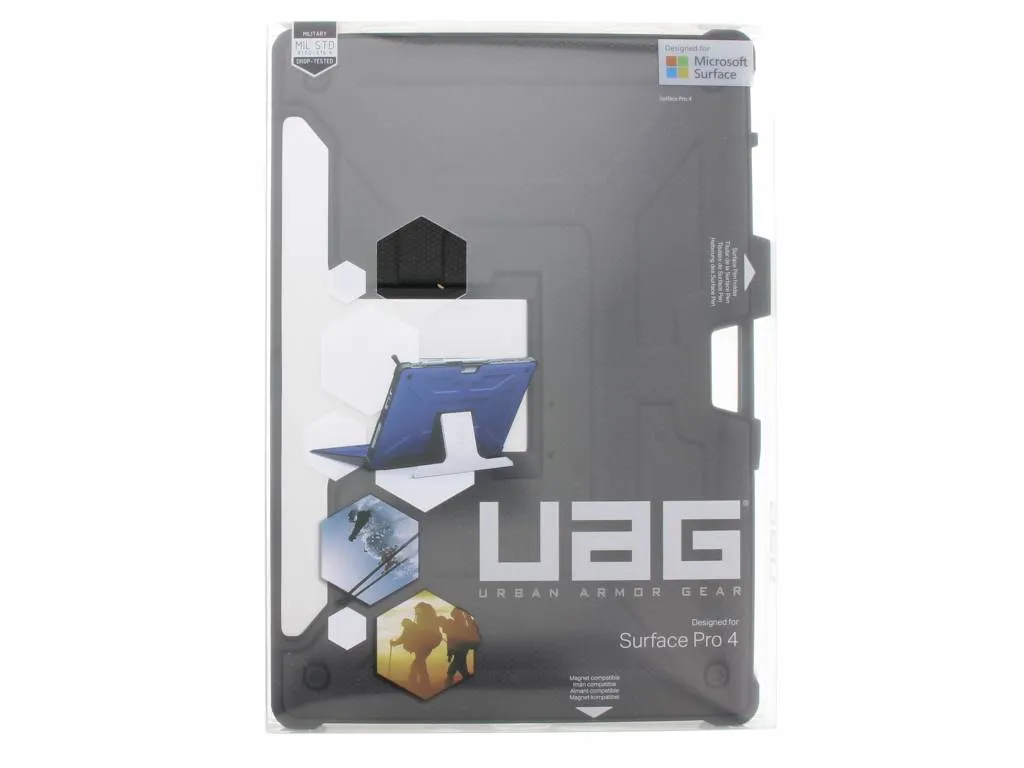 Coque Surface Pro 7 antichoc UAG UAG-SFPRO4-BLK-VP étui robuste noir
