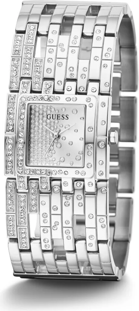 Guess Waterfall Orologio Donna GW0441L1 Acciaio Silver Quadrato - 5