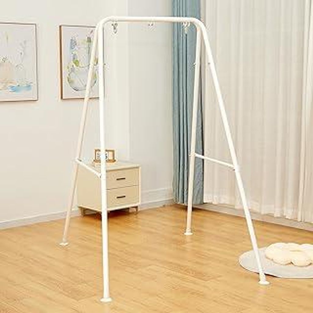 Faltbarer Hängemattenständer, tragbarer Hängemattenstuhl, Gestell für faltbare Hängematte für drinnen oder draußen, einfach zu montieren und...