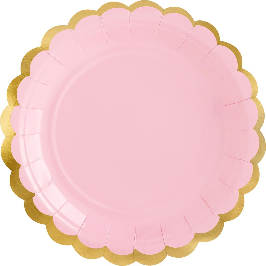 Assiettes, rose clair, 18 cm (1 op. / 6 pcs.) Image du produit 
