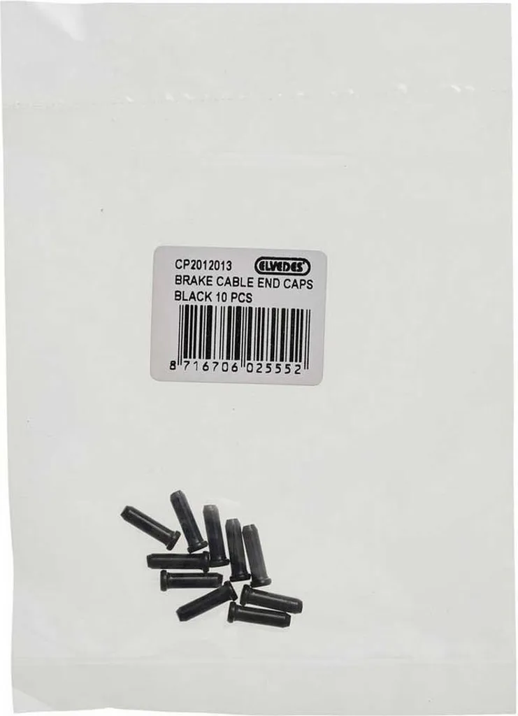 Elvedes Embout de Câble de Frein 2.3 mm Transparent Boîte de 500 Pièces