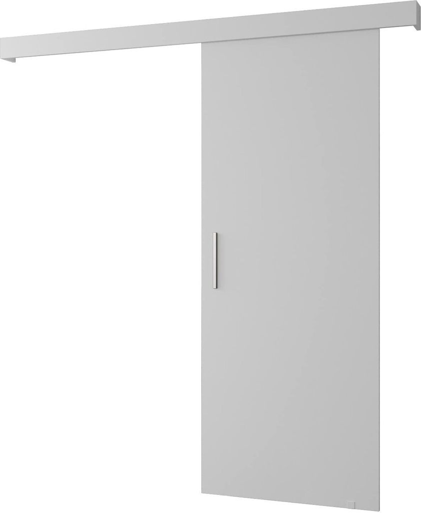 MEBLE KRYSPOL Salwador 1 Schiebetür, 70x204 cm, Weiß, Weiß, Produktbild 
