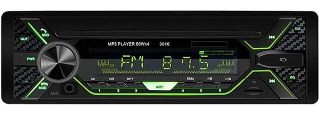 Autoradio Bluetooth avec Écran LCD HD Numérique et Lecture Multimédia USB SD