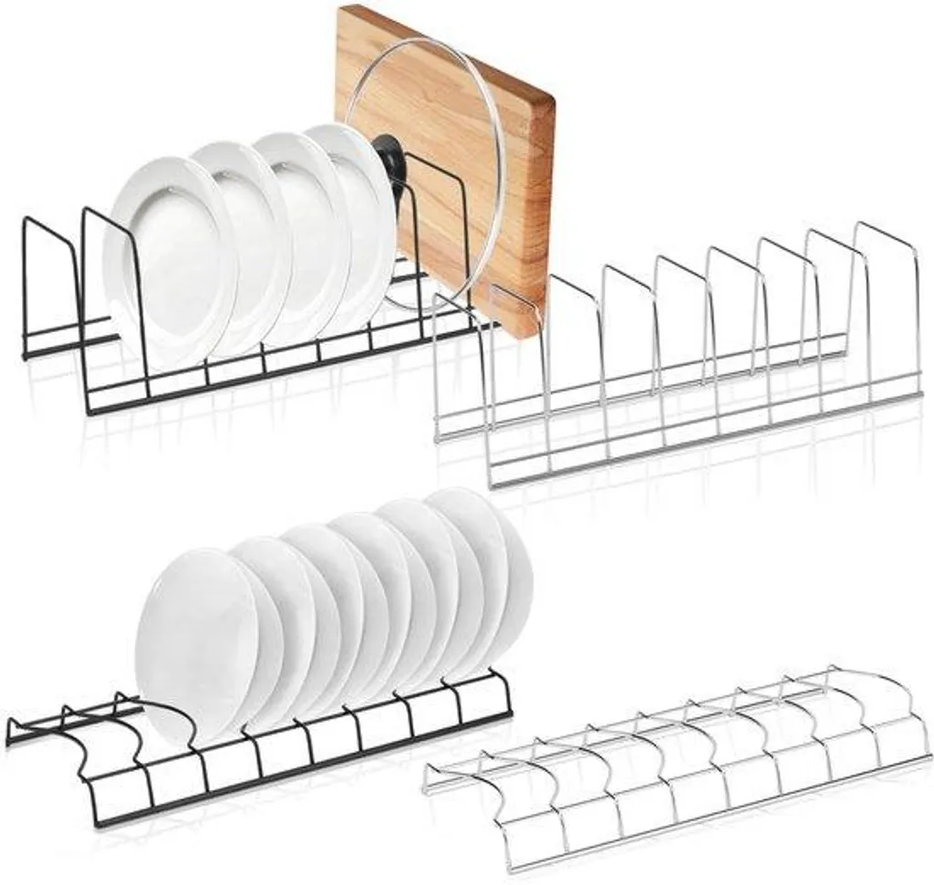 Range-vaisselle et égouttoir de cuisine compact en inox multifonction
