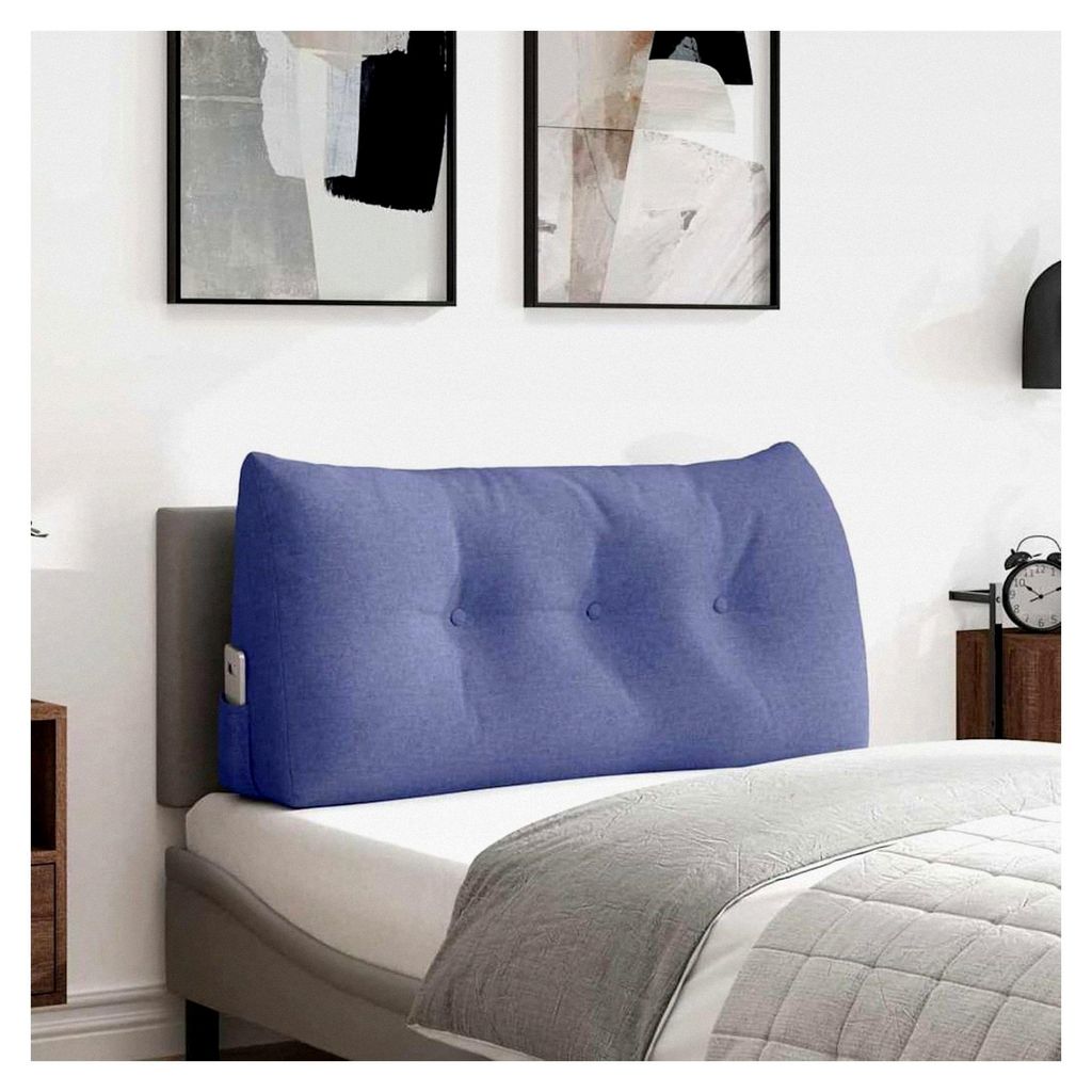 Ergonomisches Rückenkissen im modernen Design für Wohnzimmer und Schlafzimmer - Samtweich, Polyesterfüllung