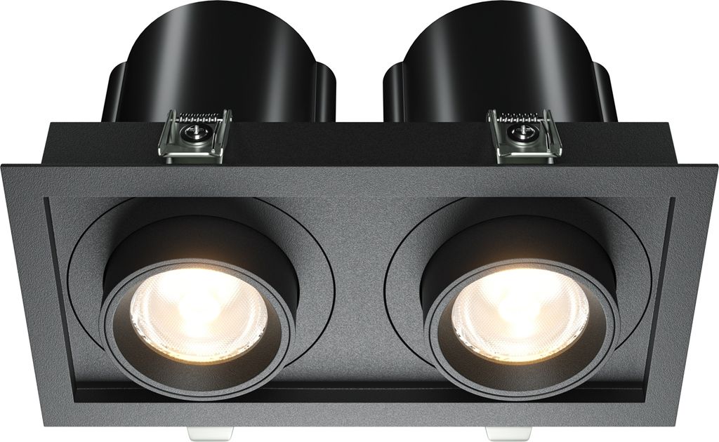 Maytoni Einbaustrahler Hidden LED incl. Schwarz aus Aluminum und Kunststoff 20W für Küche, Schlafzimmer, Wohnzimmer, Esszimmer, Lobby