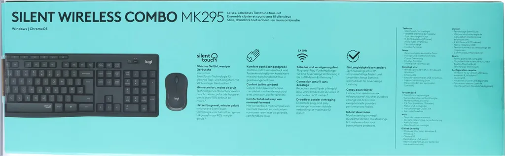Logitech MK295 Silent ensemble clavier et souris sans fil graphite - 22